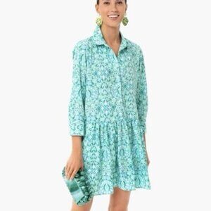 Beautiful Tuckernuck Mykonos Drop Waist Shirtdress M